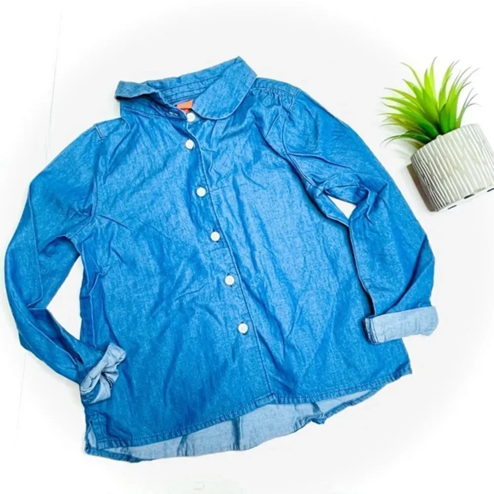 𝅺joe Fresh NWOT Chambray Button Down Toddler Shirt